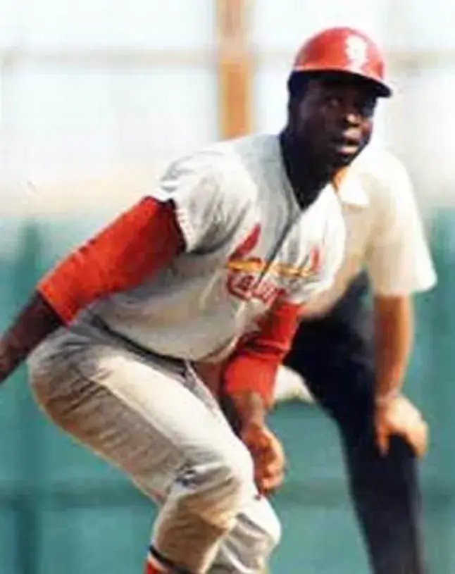 LOU BROCK St. Louis Cardinals 1967 Majestic Cooperstown Throwback Away Jersey 