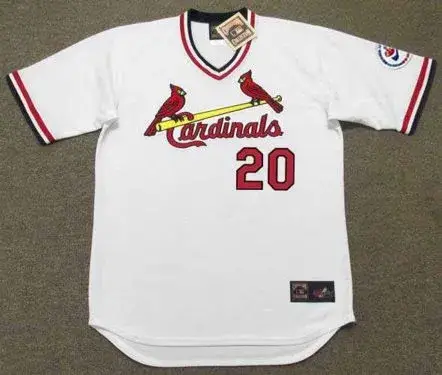 LOU BROCK St. Louis Cardinals 1976 Home Majestic Throwback Baseball Jersey