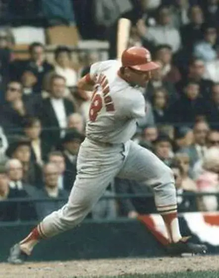 MIKE SHANNON St. Louis Cardinals 1967 Majestic Cooperstown Throwback Away Jersey 