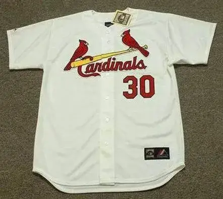 ORLANDO CEPEDA St. Louis Cardinals 1967 Majestic Cooperstown Throwback Home Baseball Jersey