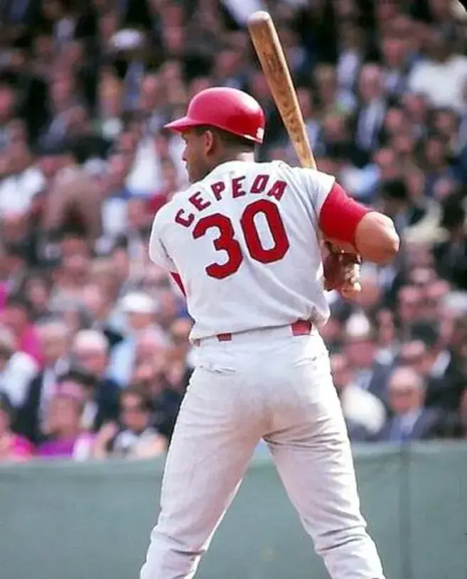 ORLANDO CEPEDA St. Louis Cardinals 1967 Majestic Cooperstown Throwback Home Baseball Jersey 