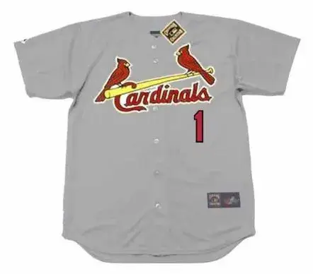 OZZIE SMITH St. Louis Cardinals 1992 Away Majestic Throwback Baseball Jersey