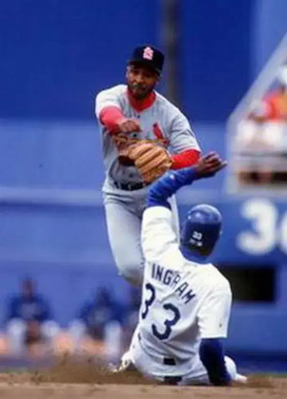 OZZIE SMITH St. Louis Cardinals 1992 Away Majestic Throwback Baseball Jersey 