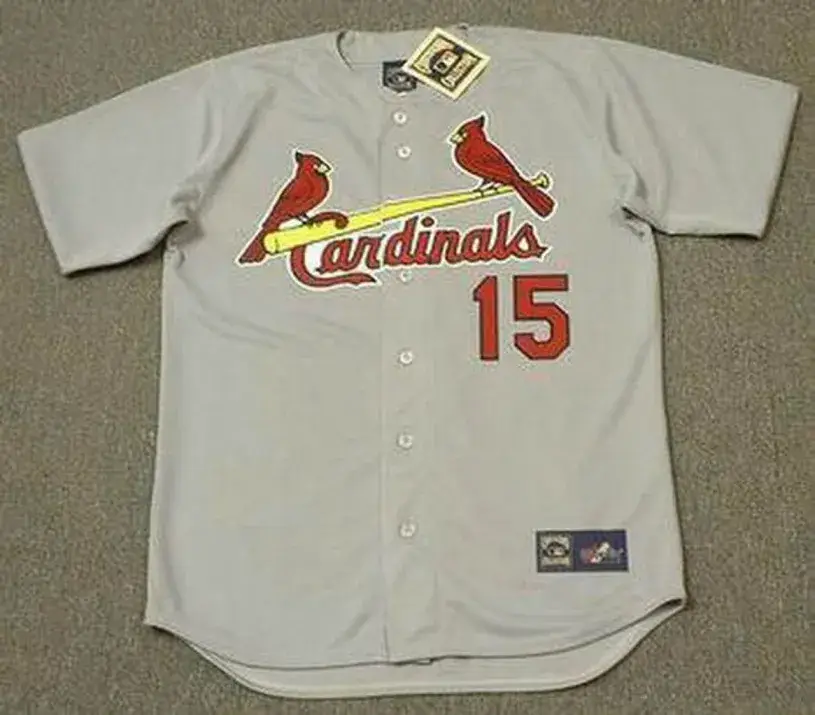 RICHIE ALLEN St. Louis Cardinals 1970 Majestic Cooperstown Throwback Away Baseball Jersey