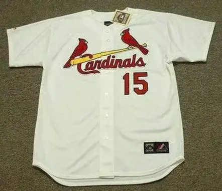 RICHIE ALLEN St. Louis Cardinals 1970 Majestic Cooperstown Throwback Home Baseball Jersey
