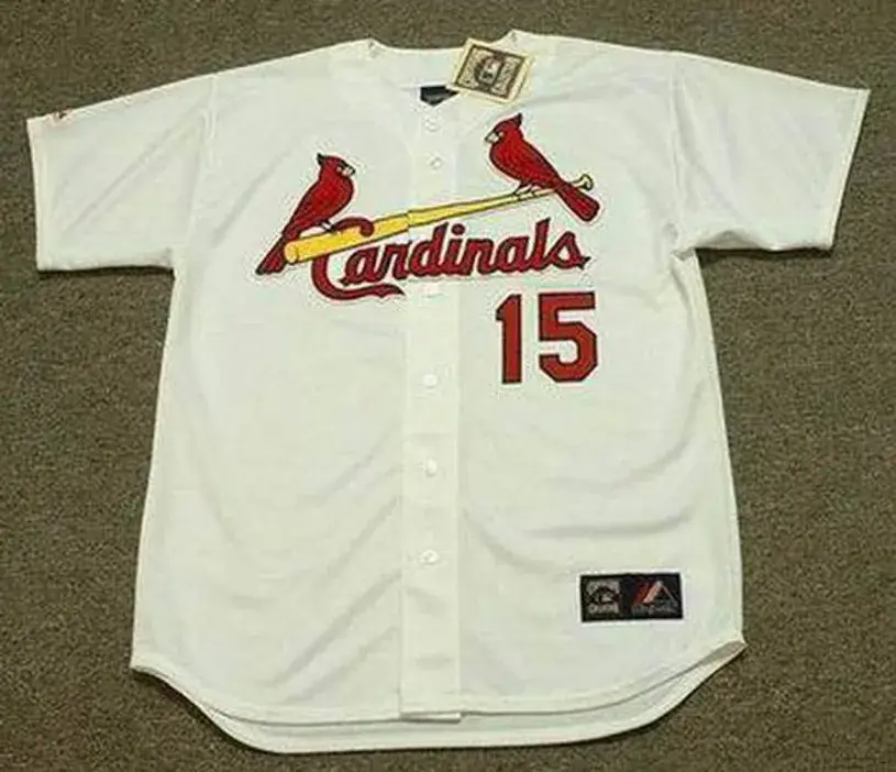RICHIE ALLEN St. Louis Cardinals 1970 Majestic Cooperstown Throwback Home Baseball Jersey