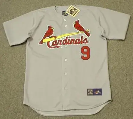ROGER MARIS St. Louis Cardinals 1967 Majestic Cooperstown Throwback Away Jersey