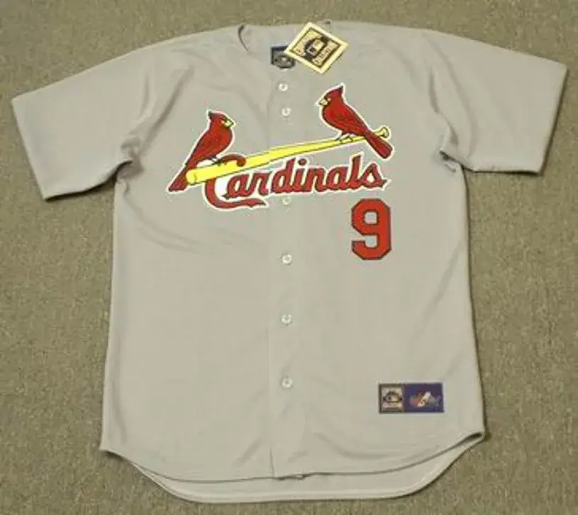 ROGER MARIS St. Louis Cardinals 1967 Majestic Cooperstown Throwback Away Jersey