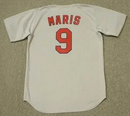 ROGER MARIS St. Louis Cardinals 1967 Majestic Cooperstown Throwback Away Jersey 