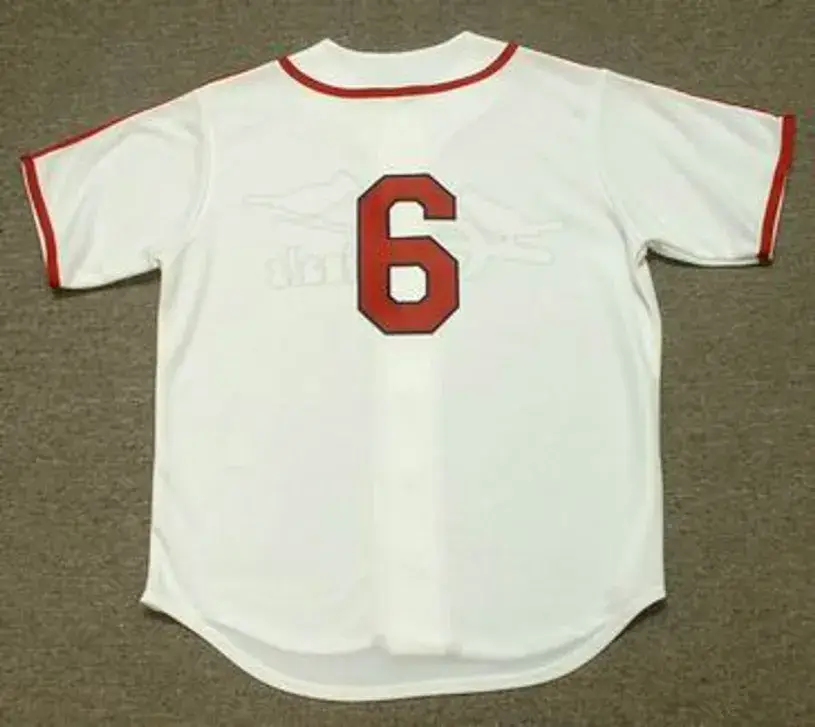 STAN MUSIAL St. Louis Cardinals 1940’s Majestic Cooperstown Throwback Baseball Jersey 