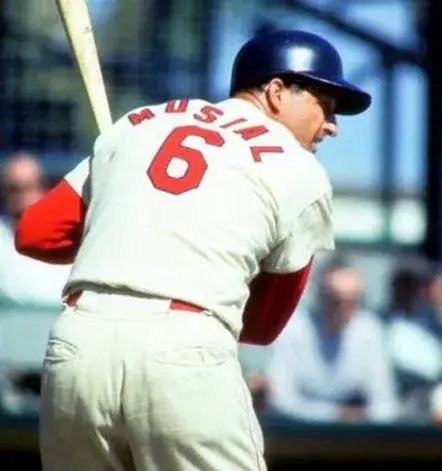 STAN MUSIAL St. Louis Cardinals 1962 Majestic Cooperstown Throwback Away Baseball Jersey 