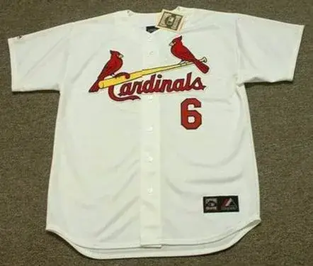 STAN MUSIAL St. Louis Cardinals 1962 Majestic Cooperstown Throwback Home Baseball Jersey