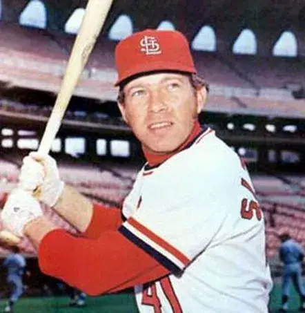 TED SIZEMORE St. Louis Cardinals 1975 Majestic Cooperstown Throwback Home Jersey 