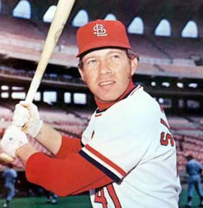 TED SIZEMORE St. Louis Cardinals 1975 Majestic Cooperstown Throwback Home Jersey 