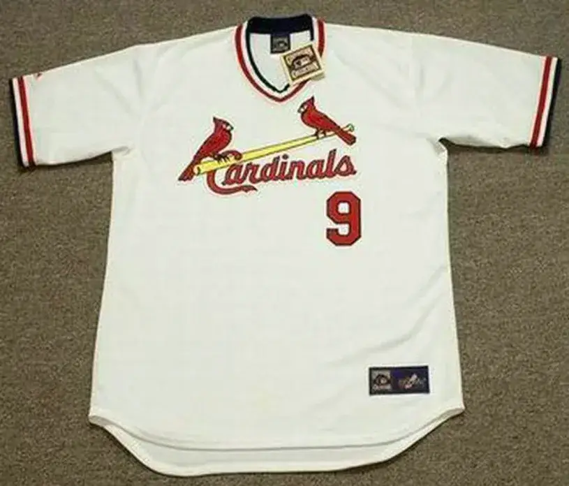 TERRY PENDLETON St. Louis Cardinals 1985 Majestic Cooperstown Home Baseball Jersey
