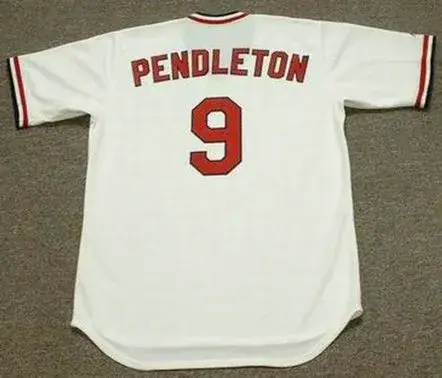 TERRY PENDLETON St. Louis Cardinals 1985 Majestic Cooperstown Home Baseball Jersey 