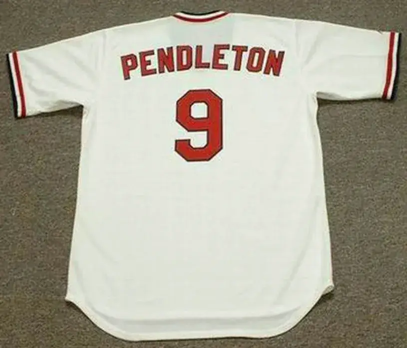 TERRY PENDLETON St. Louis Cardinals 1985 Majestic Cooperstown Home Baseball Jersey 