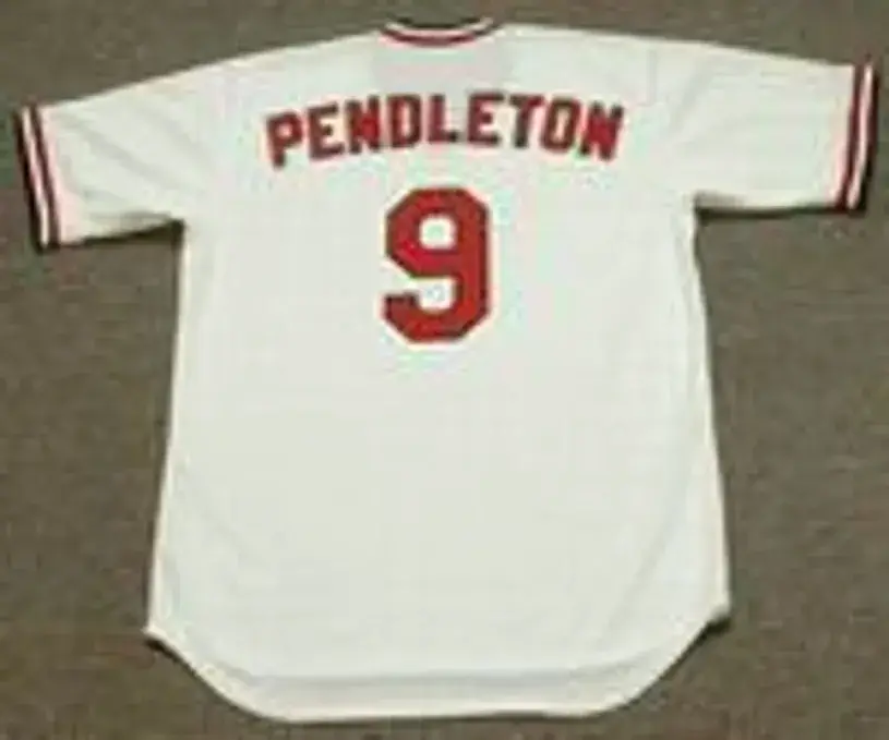 TERRY PENDLETON St. Louis Cardinals 1985 Majestic Cooperstown Home Baseball Jersey 