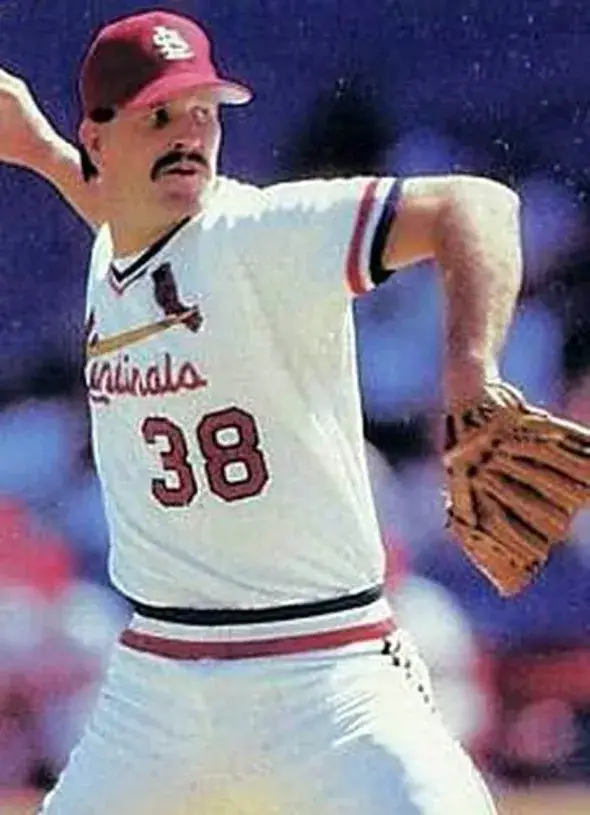 TODD WORRELL St. Louis Cardinals 1986 Majestic Cooperstown Throwback Home Jersey 