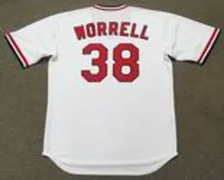 TODD WORRELL St. Louis Cardinals 1986 Majestic Cooperstown Throwback Home Jersey 