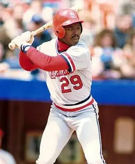 VINCE COLEMAN St. Louis Cardinals 1985 Majestic Cooperstown Throwback Home Jersey 