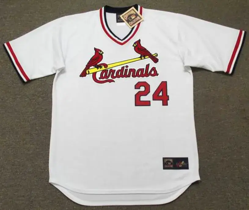 WHITEY HERZOG St. Louis Cardinals 1982 Majestic Cooperstown Home Baseball Jersey