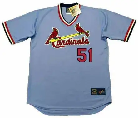 WILLIE McGEE St. Louis Cardinals 1982 Away Majestic Throwback Baseball Jersey