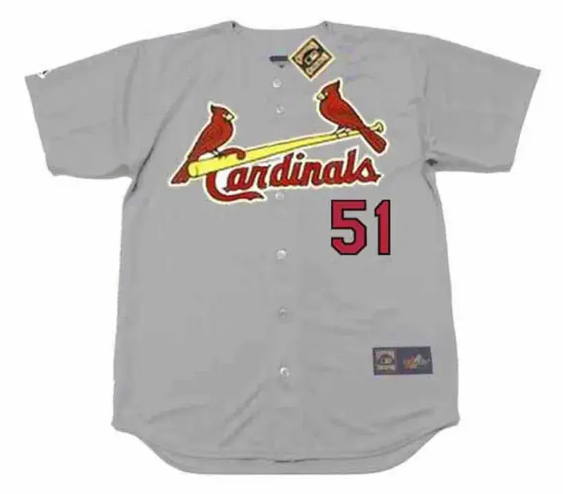 WILLIE MCGEE St. Louis Cardinals 1996 Away Majestic Throwback Baseball Jersey
