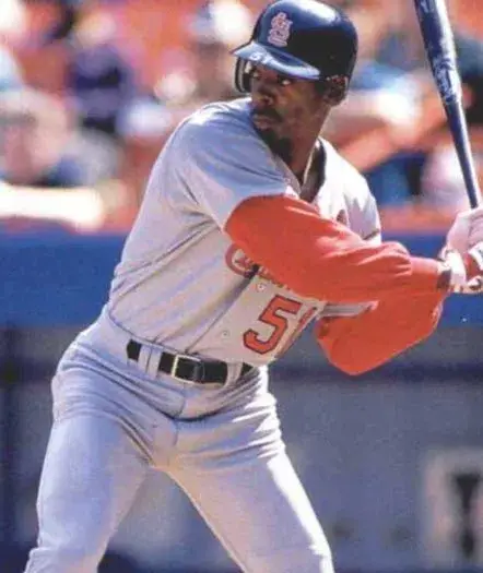 WILLIE MCGEE St. Louis Cardinals 1996 Away Majestic Throwback Baseball Jersey 