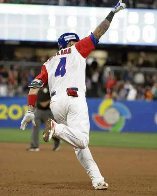 YADIER MOLINA Puerto Rico 2017 World Baseball Classic Throwback Jersey 