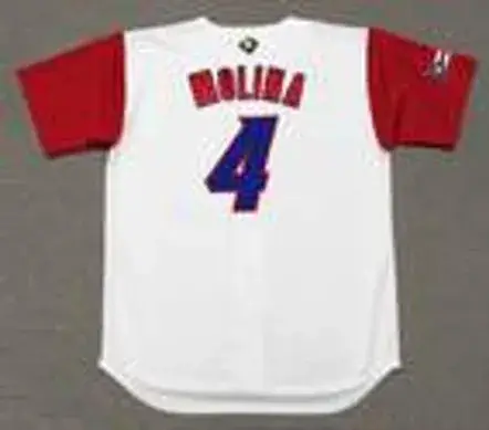 YADIER MOLINA Puerto Rico 2017 World Baseball Classic Throwback Jersey 