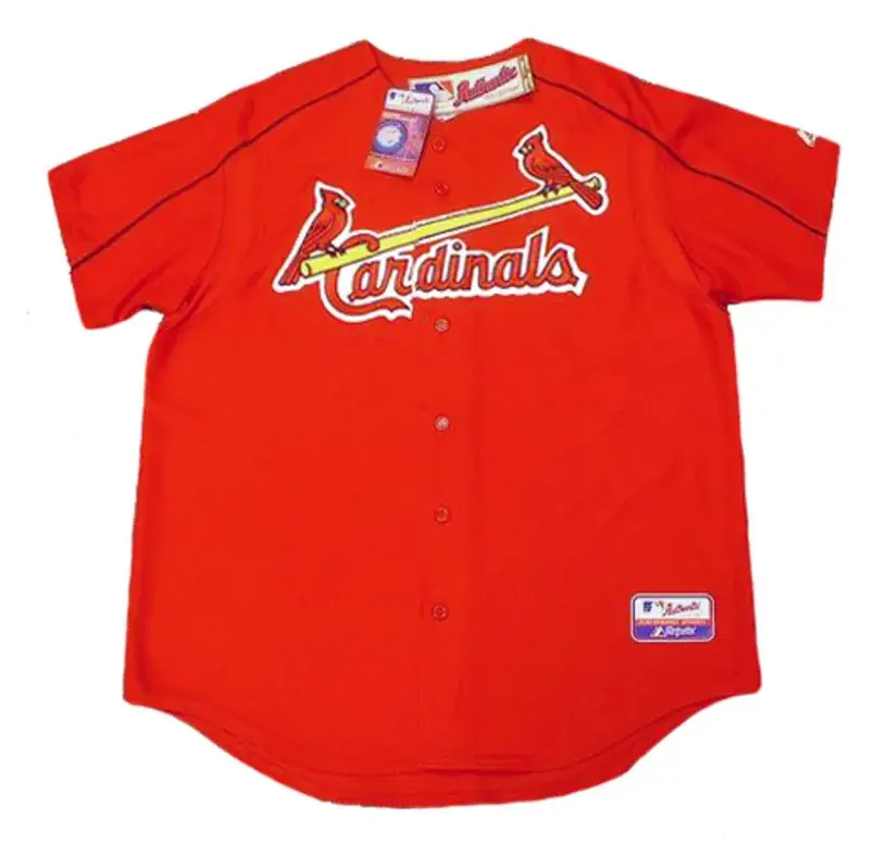 YADIER MOLINA St. Louis Cardinals 2006 Majestic Authentic Throwback Baseball Jersey