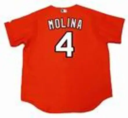 YADIER MOLINA St. Louis Cardinals 2006 Majestic Authentic Throwback Baseball Jersey 