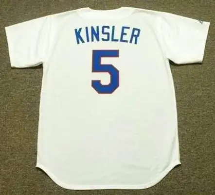 IAN KINSLER Texas Rangers 1990’s Majestic Cooperstown Throwback Baseball Jersey 