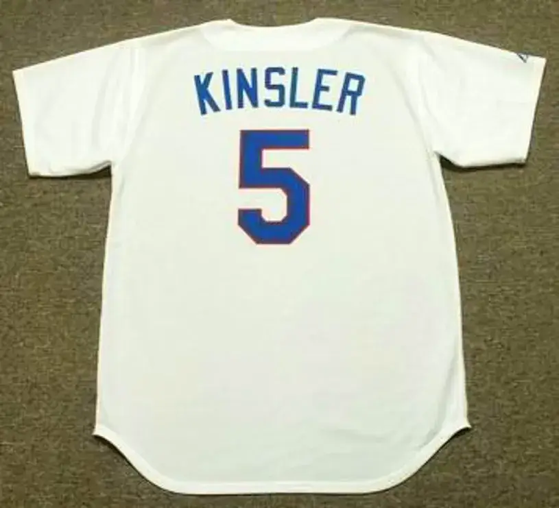IAN KINSLER Texas Rangers 1990’s Majestic Cooperstown Throwback Baseball Jersey 