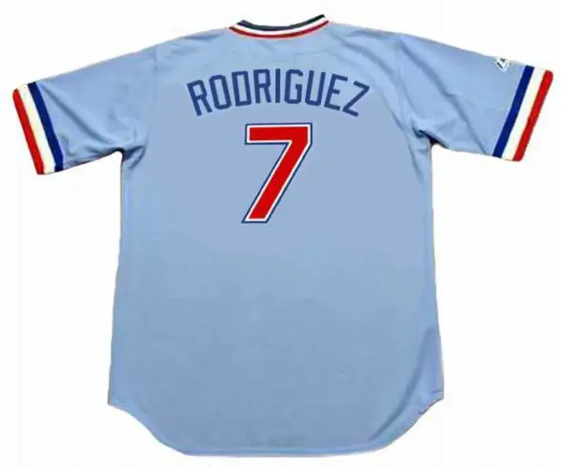 IVAN RODRIGUEZ Texas Rangers 1980’s Majestic Cooperstown Throwback Baseball Jersey 
