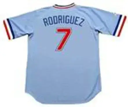 IVAN RODRIGUEZ Texas Rangers 1980’s Majestic Cooperstown Throwback Baseball Jersey 