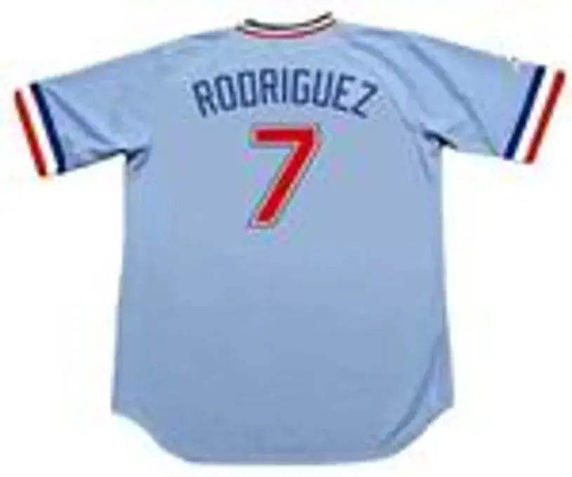 IVAN RODRIGUEZ Texas Rangers 1980’s Majestic Cooperstown Throwback Baseball Jersey 