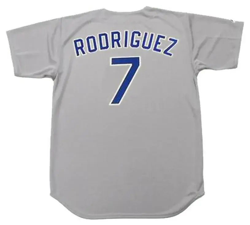 IVAN RODRIGUEZ Texas Rangers 1993 Majestic Cooperstown Throwback Away Jersey 