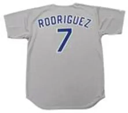 IVAN RODRIGUEZ Texas Rangers 1993 Majestic Cooperstown Throwback Away Jersey 