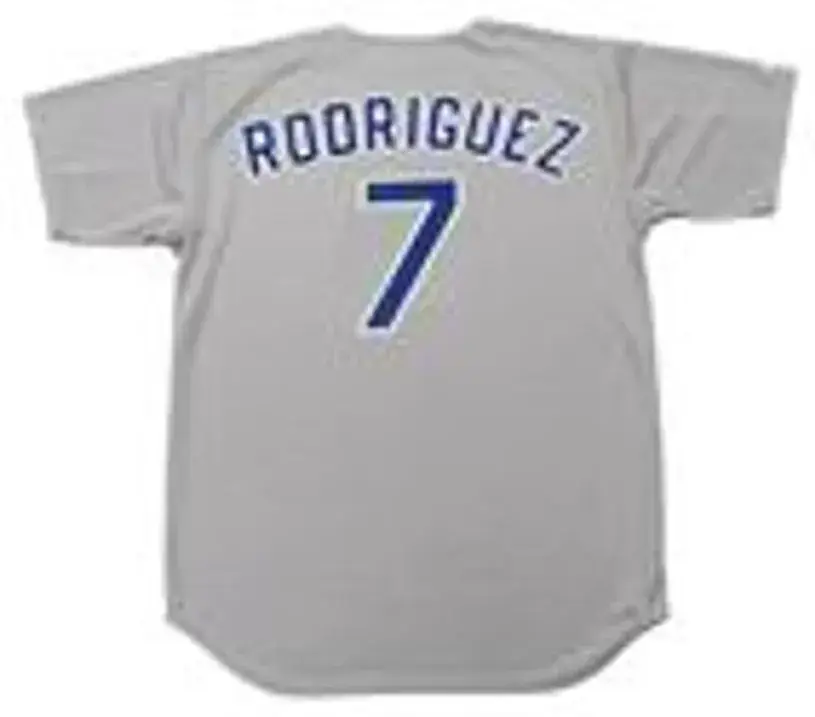 IVAN RODRIGUEZ Texas Rangers 1993 Majestic Cooperstown Throwback Away Jersey 