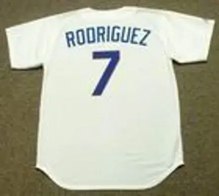 IVAN RODRIGUEZ Texas Rangers 1993 Majestic Cooperstown Throwback Baseball Jersey 