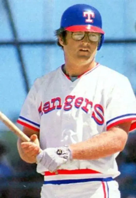 JEFF BURROUGHS Texas Rangers 1974 Majestic Cooperstown Home Baseball Jersey 