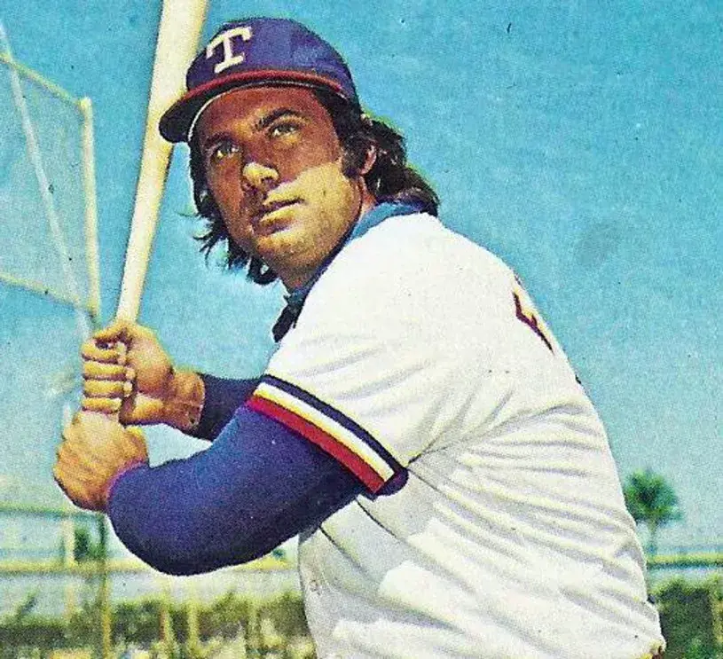 JIM FREGOSI Texas Rangers 1974 Majestic Cooperstown Home Baseball Jersey 