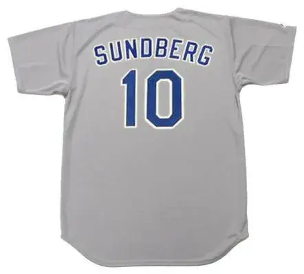 JIM SUNDBERG Texas Rangers 1989 Majestic Cooperstown Throwback Away Jersey 