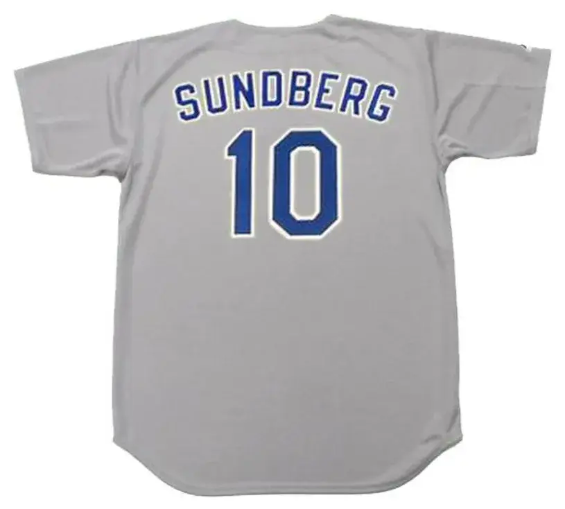 JIM SUNDBERG Texas Rangers 1989 Majestic Cooperstown Throwback Away Jersey 