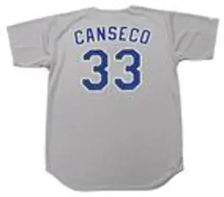JOSE CANSECO Texas Rangers 1993 Majestic Cooperstown Throwback Away Jersey 