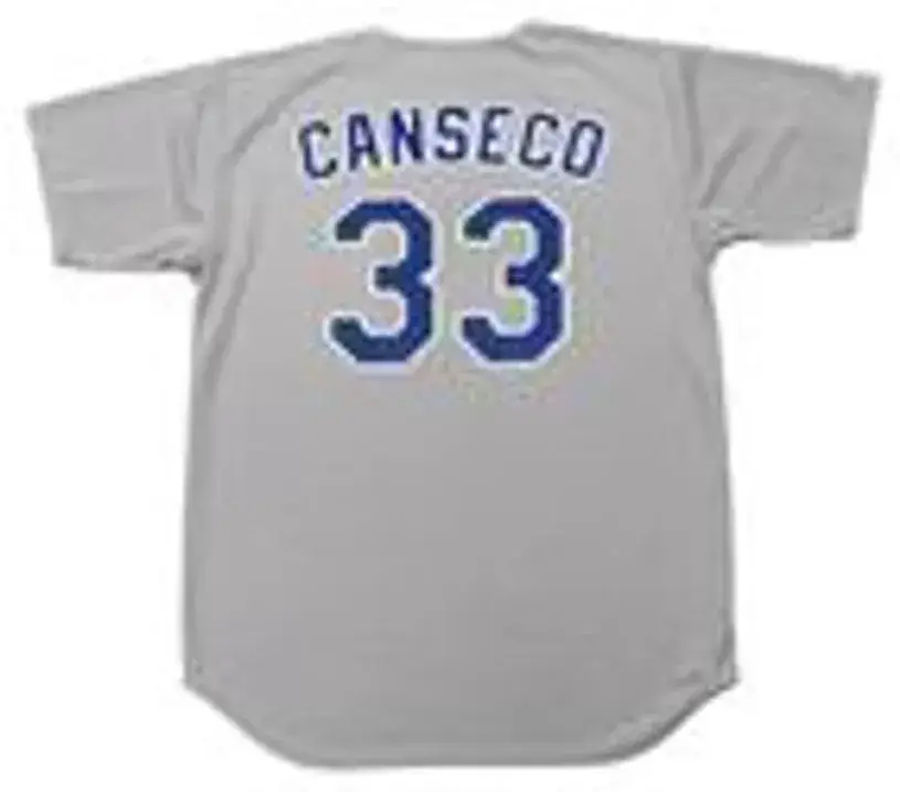 JOSE CANSECO Texas Rangers 1993 Majestic Cooperstown Throwback Away Jersey 