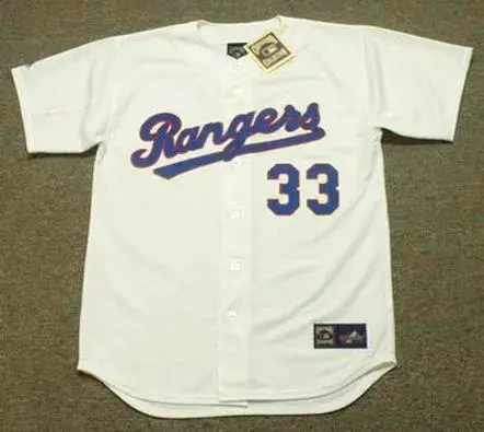 JOSE CANSECO Texas Rangers 1993 Majestic Cooperstown Throwback Baseball Jersey