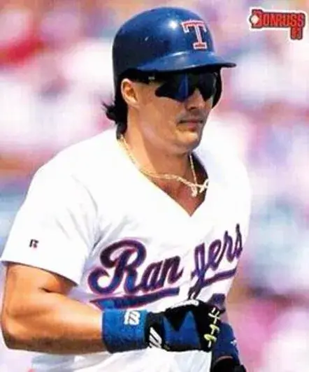 JOSE CANSECO Texas Rangers 1993 Majestic Cooperstown Throwback Baseball Jersey 